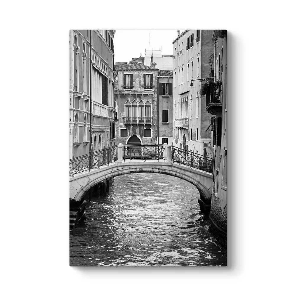 Venezia Black White Tablo - Model 2